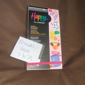 HAPPY PLANNER SEASONAL TEACHER STICKERBOOK